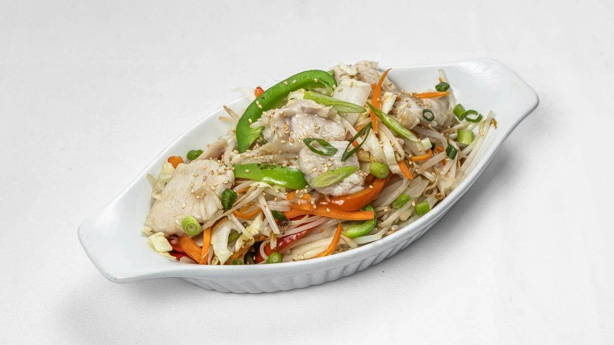 Sweet & Sour Chicken Balls at Dragon Gate 80ate - Indo-Chinese fusion Calgary